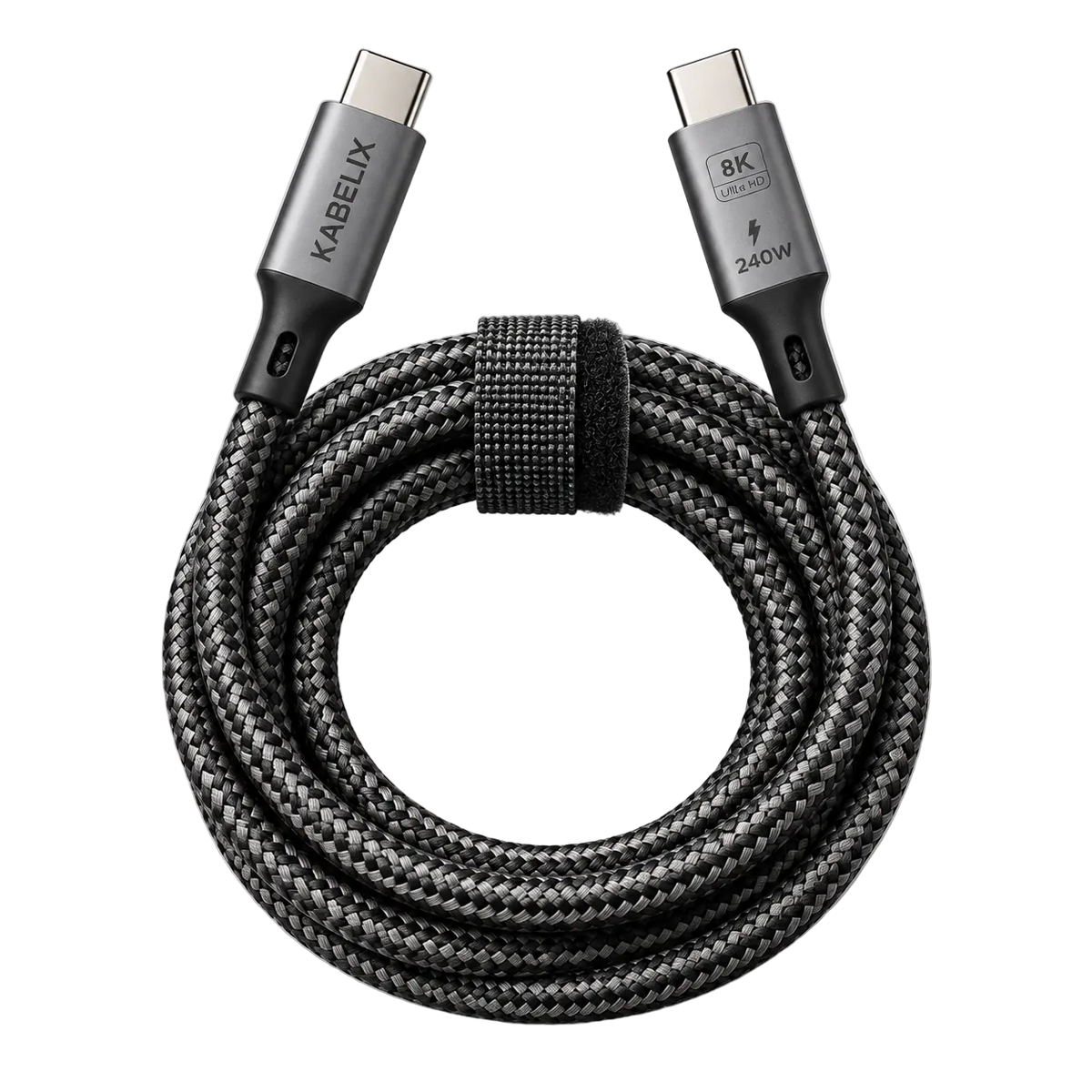 KABELIX® USB-C till USB-C-kabel – 240 W, 8K, 1 m
