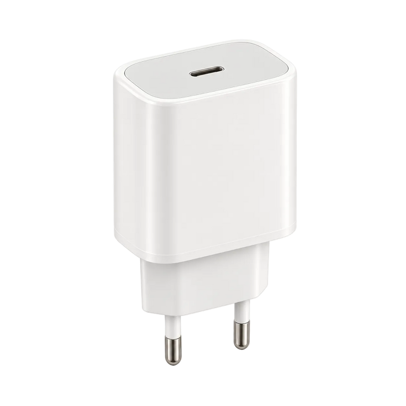 KABELIX® USB-C-snabbladdare 25W – kompakt EU-laddare